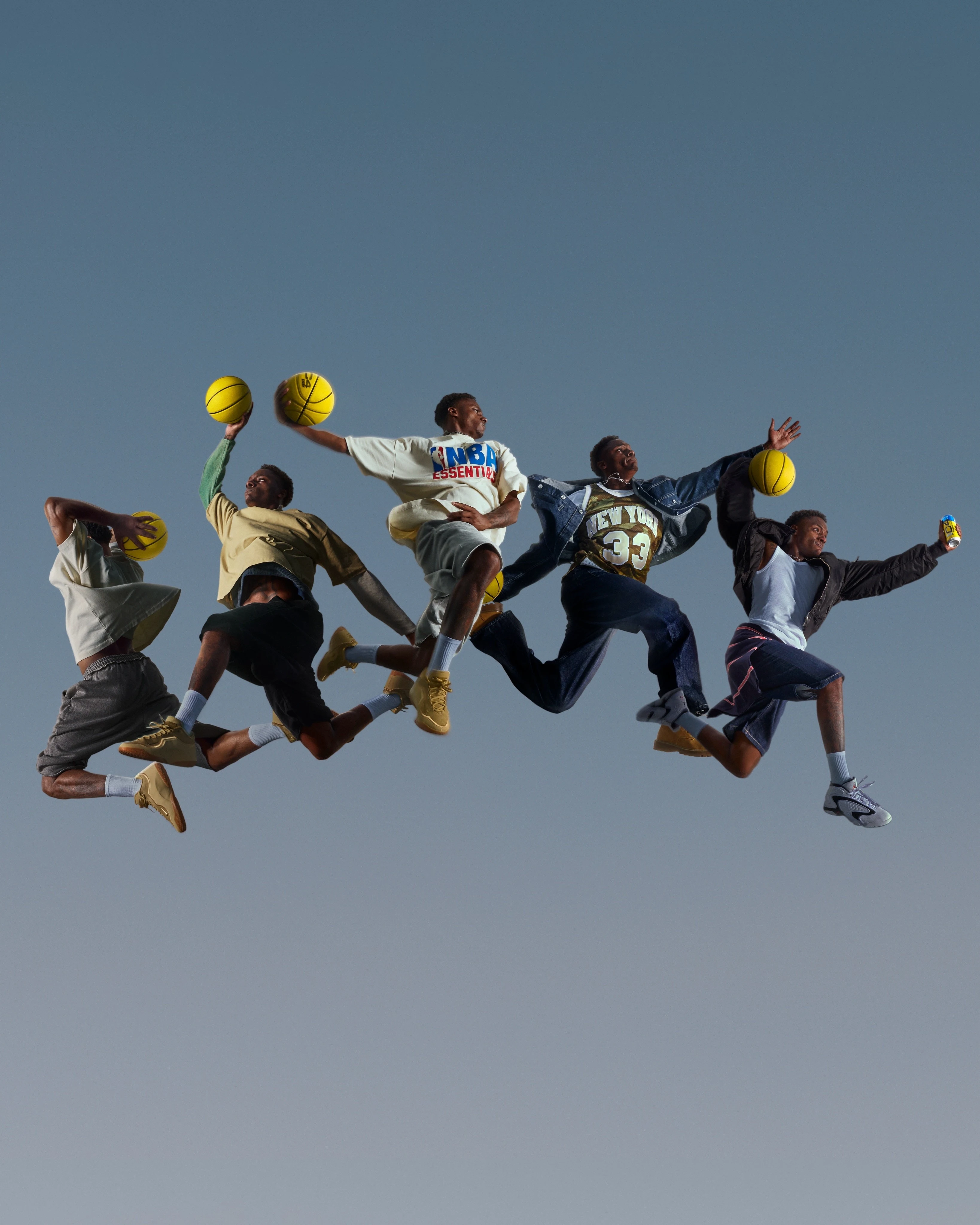 Streetwear Chronophotography Leap Campaign